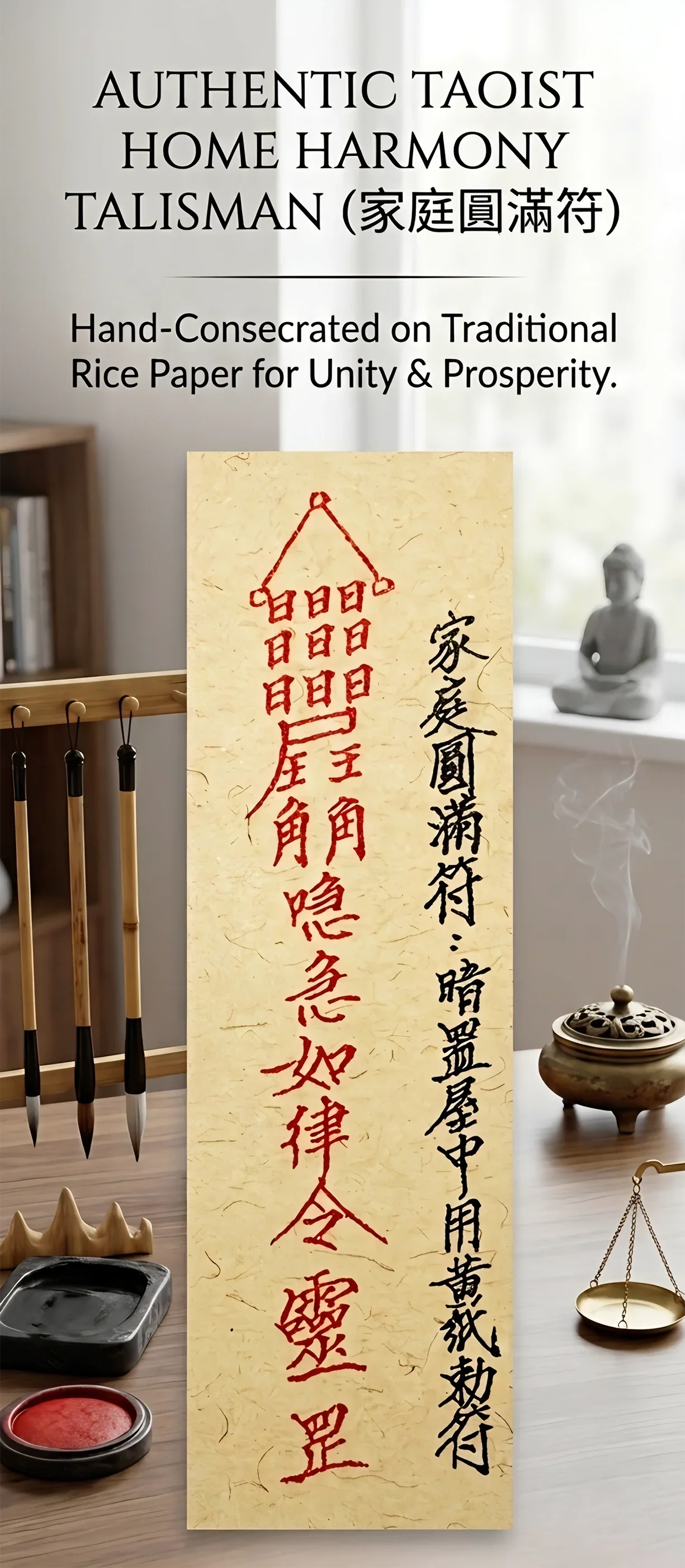 The Seal of Domestic Serenity: Home Harmony Sigil Orient (家庭圆满符)